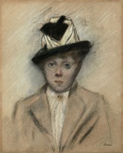 Femme au chapeau