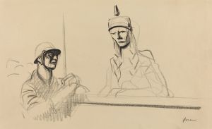 French Soldier Addressing Germania