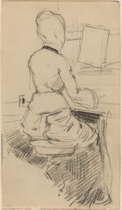 Young Woman Seated at a Piano