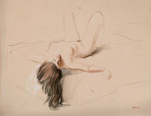 Nue au lit