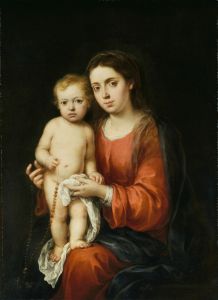 The Virgin and Child with a Rosary