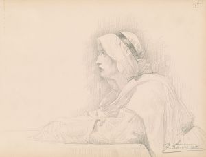 Half-length of a Woman in Mediaeval Dress