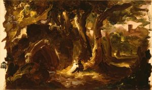 Wooded Landscape with Figures