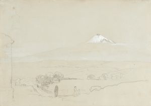 Distant View of Mount Etna