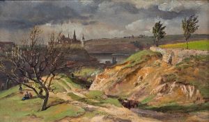 View of Meissen.Study
