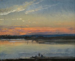The Elbe In Evening Light