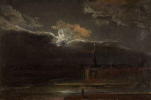 Dresden in Moonlight