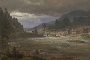 Hellefossen near Hokksund