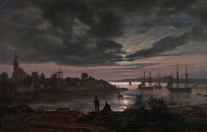 Larvik by Moonlight