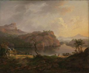 Nordic Landscape with a dead Tree