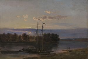 The Elbe at Sunset