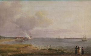 View over Øresund near the Lime Works