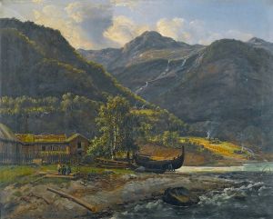 View At Skjolden In Lyster