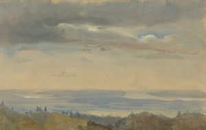 Cloud Study with River Landscape