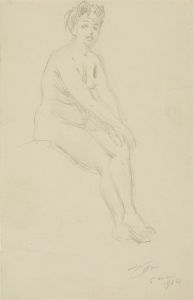 Seated Female Nude
