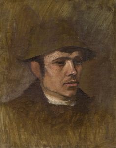 Head of a Worker in a Hat