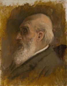 Painter’s Father Profile with Pince-nez