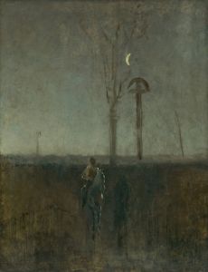 Landscape with rider