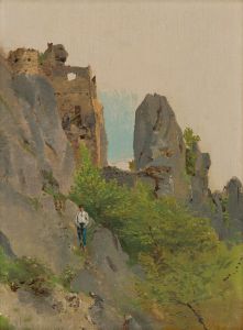 View of the Ruins of Súľov