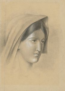 Head of a Woman in a Scarf