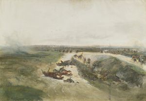 Une L’offensive Militaire; A Study For The Panorama Of The Battle Of Champigny