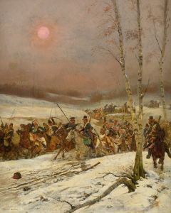 Cossacks Attacked By The Guard Of Honor During Napoleon’s Russian Campaign