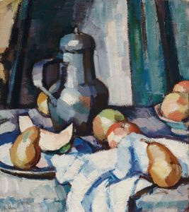 Apples and Pewter Pot