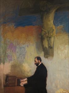 Portrait of Feliks Jasieński at the Organ