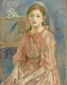 The Artist’s Daughter with a Parakeet