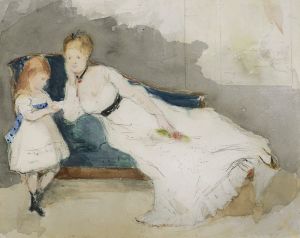 Mme Gobillard et sa fille Paule