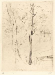 Lake with Rowboat