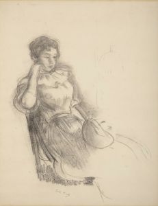 Study for ‘La Robe rose’