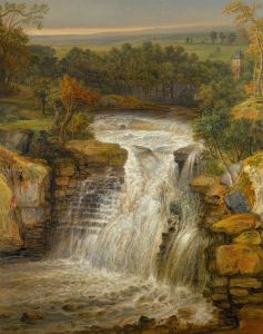 The Falls Of The Clyde After A Flood