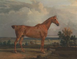 Hunter in a landscape