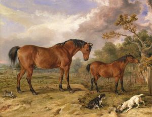 Portrait of Reformer, Blucher, Tory and Crib, the Property of Rowland Alston, Esq., M.P