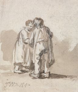 A Boy and Girl Conversing