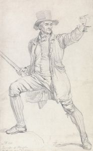 A Study for the Central Character in Ward’s Painting ‘The Deer Stealer’