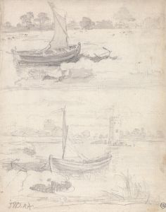 Studies of Boats on a Riverside