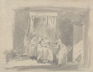 Study for The Mother’s Bribe, or The Temptation to be Washed