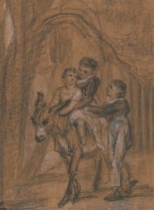Study for the Oil Painting ‘The Children of Theophilus Levitt, Esquire.’