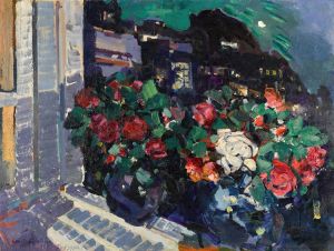 Roses on a Window Sill, Gurzuf