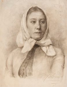 Girl in a Scarf