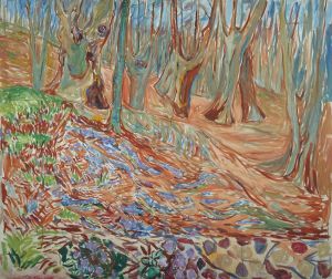 Elm Forest in Spring
