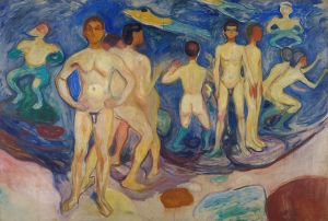 Bathing Young Men
