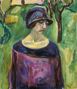 Birgit Prestøe in the Garden