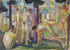Naked Men in Landscape