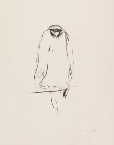 Sitzender Raubvogel. Adler