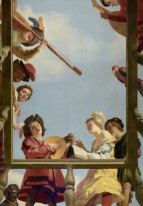 Musical Group on a Balcony