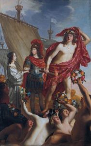 The debarkation of Mary Stuart, greeted by Willem II
