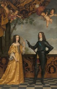 Portrait of Willem II , Prince of Orange, and his Wife Mary Stuart